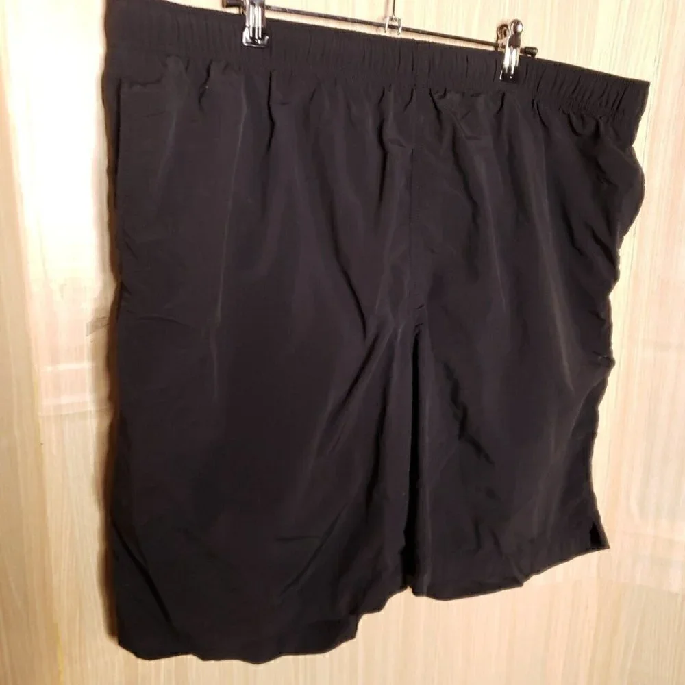 Lands' End Mens Black Swim Trunks XL
